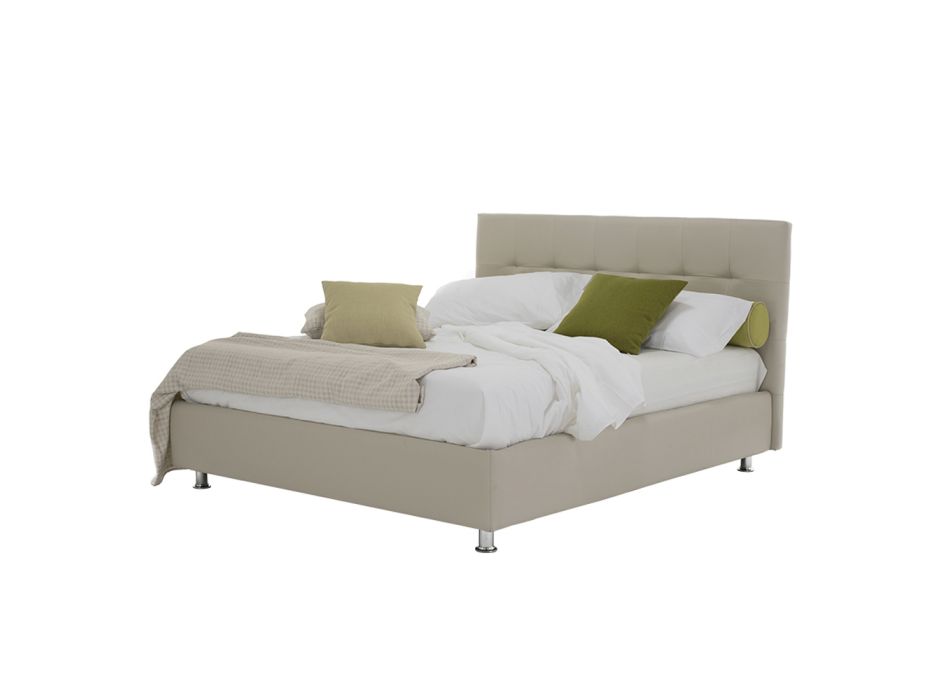 Luxusní moderní manželská postel s úložným boxem Made in Italy - Orfei Viadurini
