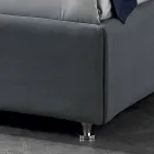 Současná čalouněné dvoulůžko s box vrcholit 160x190 / 200cm Mia Viadurini