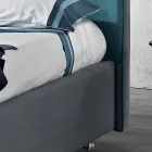 Současná čalouněné dvoulůžko s box vrcholit 160x190 / 200cm Mia Viadurini