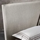 Moderní čalouněná manželská postel s prošívaným nebo hladkým designem - Aftamo Viadurini