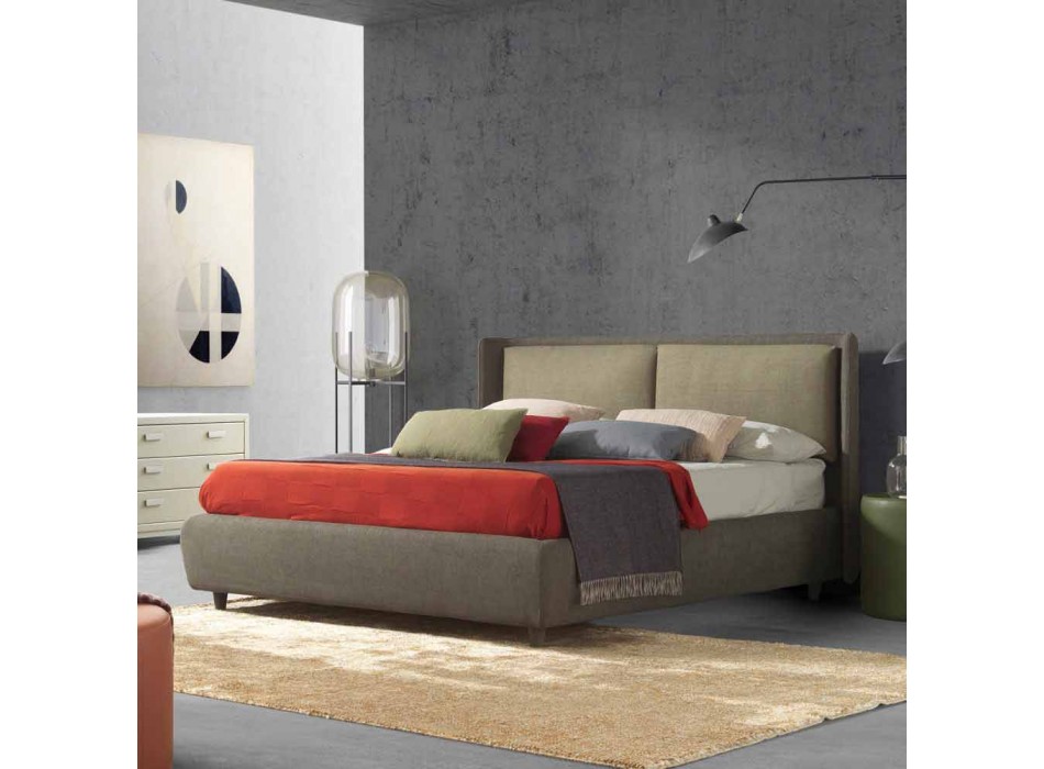 Moderní manželská postel, bez úložného prostoru, Kate by Bolzan Viadurini
