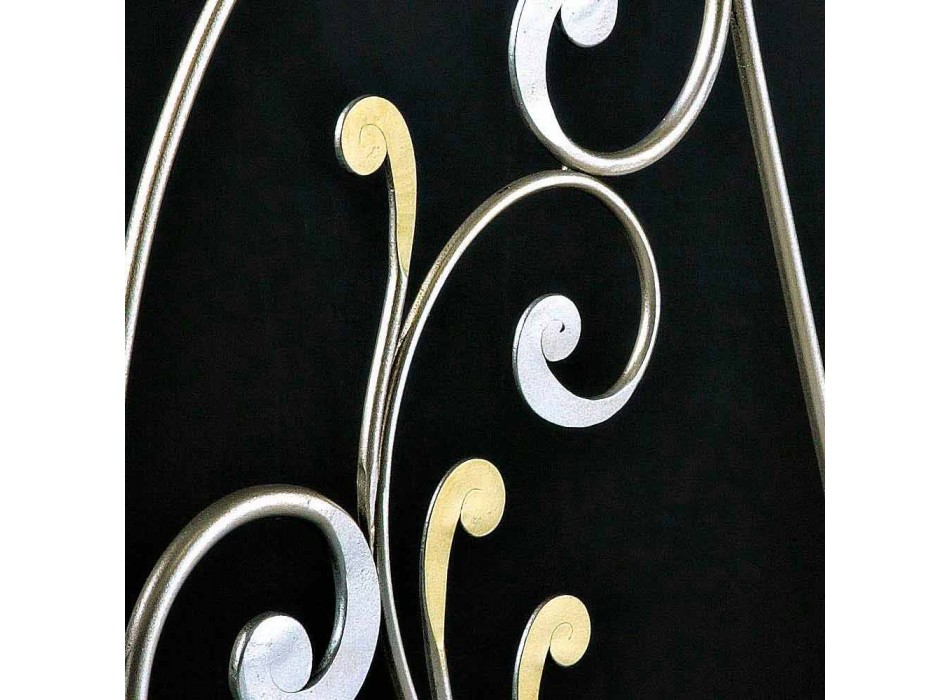 neoklasicistní dvoulůžko kované železo hand full Jessica Viadurini