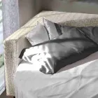 Moderní kulatá manželská postel s úhlovým čelo vyrobeným v Itálii - Tima Viadurini