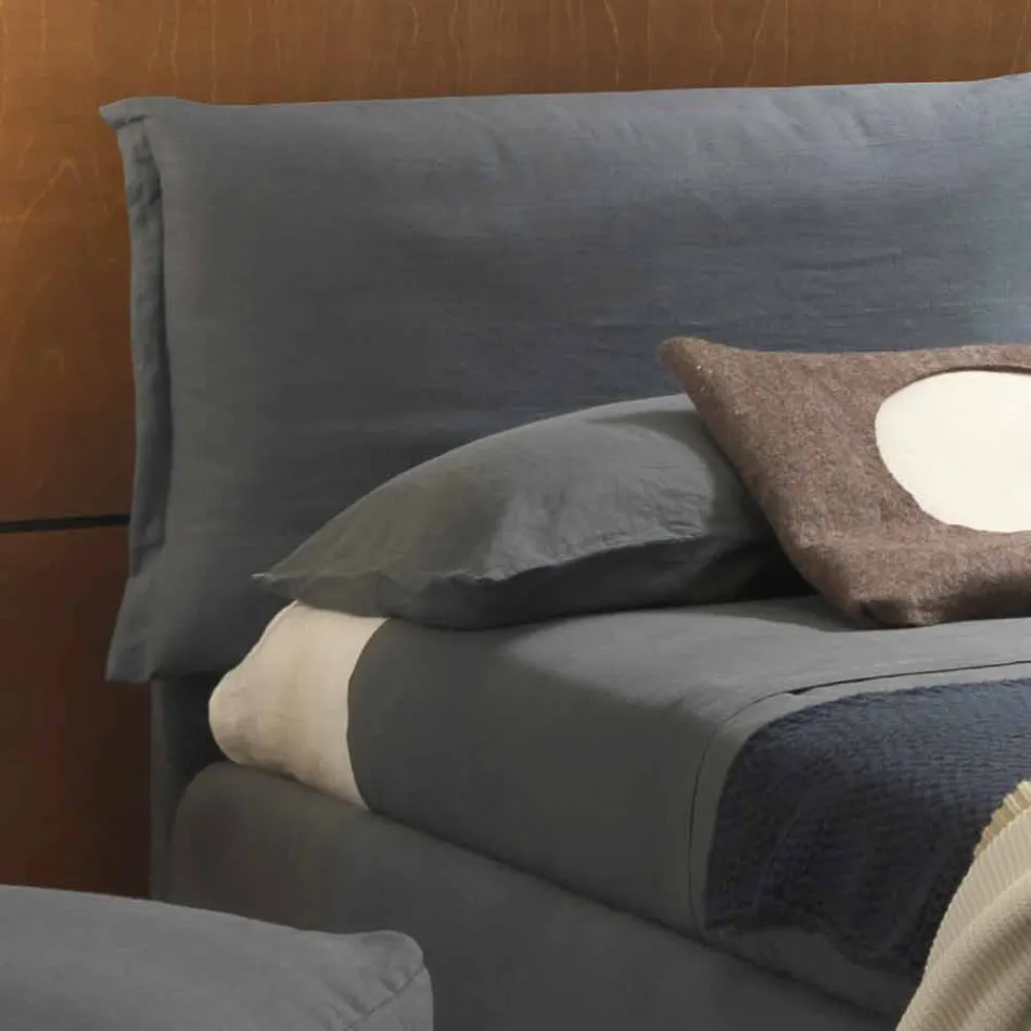 Manželská postel bez krabice, moderní design, Iorca by Bolzan Viadurini