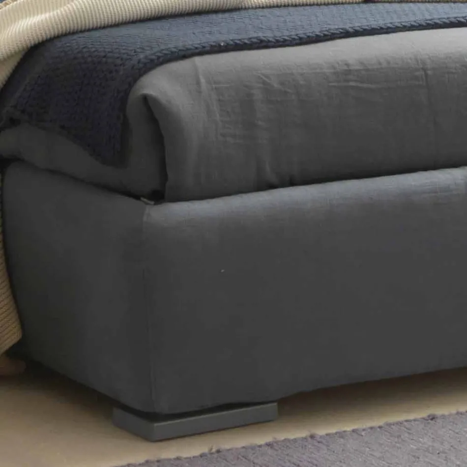 Manželská postel bez krabice, moderní design, Iorca by Bolzan Viadurini