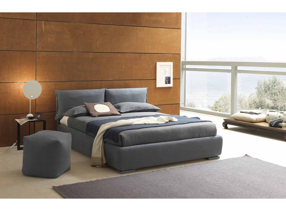 Manželská postel bez krabice, moderní design, Iorca by Bolzan Viadurini