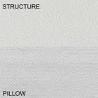 Kulatá manželská postel potažená v italském designu Ecoleather - Vesio Viadurini