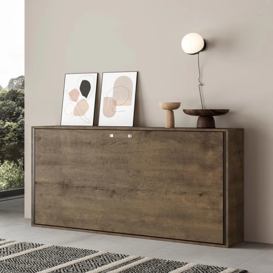 Horizontální skládací jednolůžko vyrobené v Itálii - Collaborative Viadurini