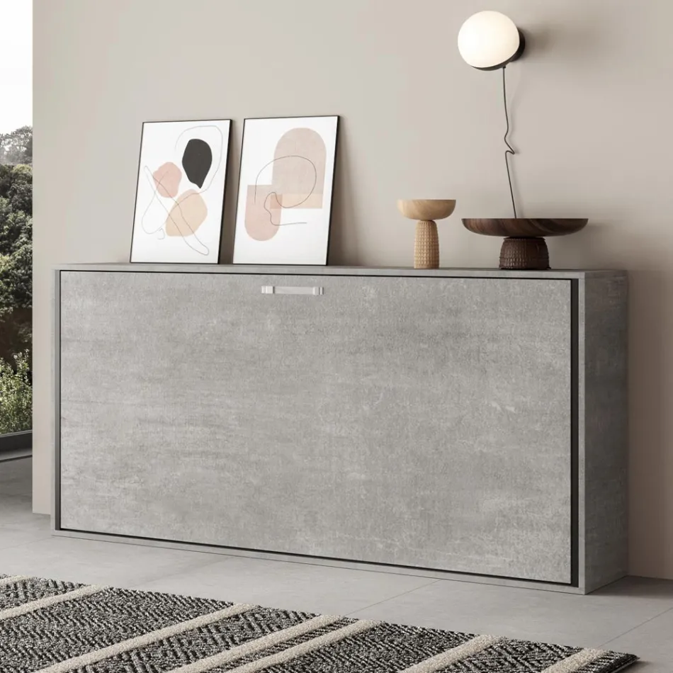 Horizontální skládací jednolůžko vyrobené v Itálii - Collaborative Viadurini