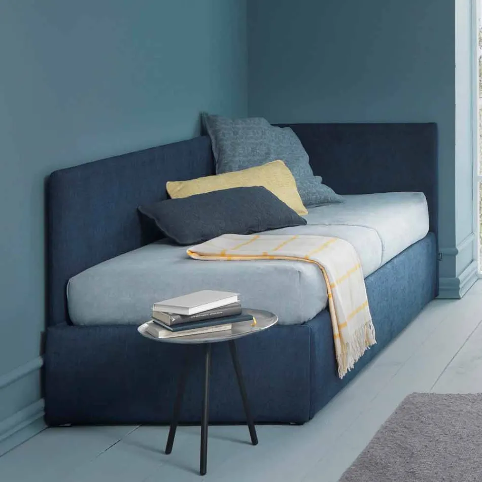 Jednolůžkové lůžko, čelo Line4 Bolzan a boční panel Viadurini