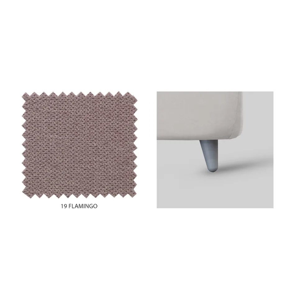 Jednolůžko s volitelným úložným prostorem Vyrobeno v Itálii - Ciccio Viadurini