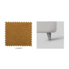 Jednolůžko s volitelným úložným prostorem Vyrobeno v Itálii - Ciccio Viadurini