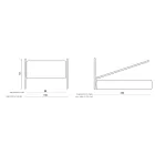 Jednolůžko s volitelným úložným prostorem Vyrobeno v Itálii - Ciccio Viadurini