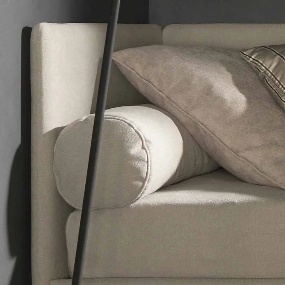 Jednolůžko s tvarovanou čelo a boční panel, Line8 Bolzan Viadurini