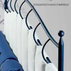 Jedno lůžko v kované železné Amethyst Viadurini