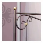 Jedno lůžko v kované železné Auriga Viadurini