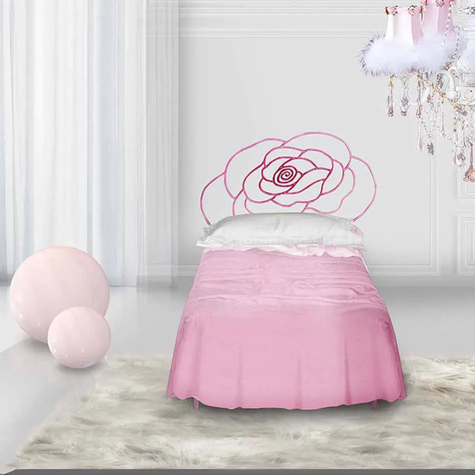 Jedno lůžko v kované železné Centaur Viadurini