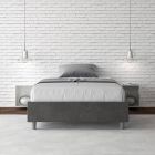 Manželská postel 140x200 cm Potažená mikrovláknem Made in Italy - Atleta Viadurini