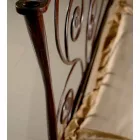 Postel a půl Square kované železné Ares Viadurini