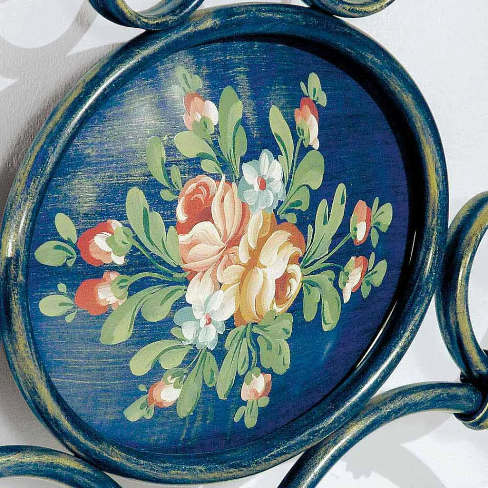 Postel queen size kovaného železa drcený Gloria design Viadurini