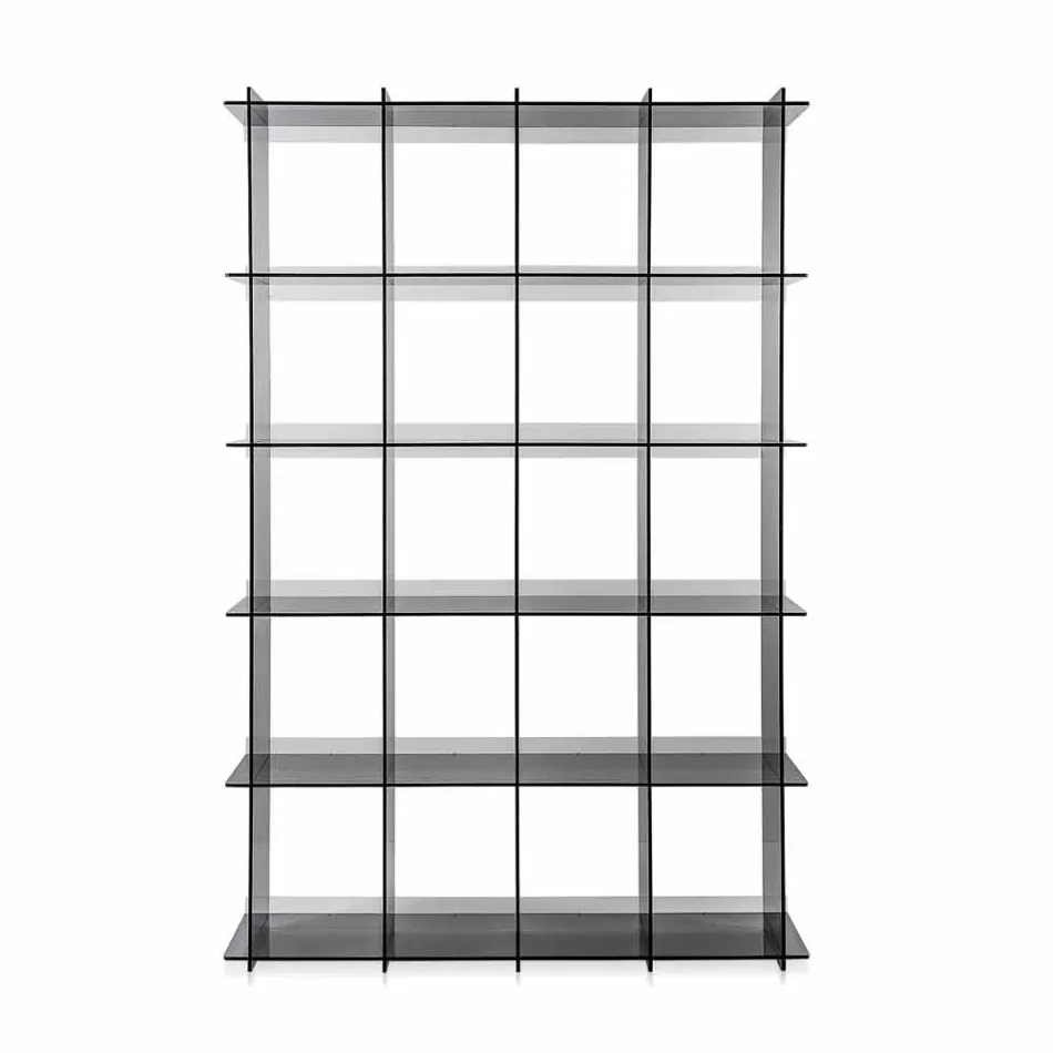 V Knihovny moderní design uzeným plexiskla Sfera4 Viadurini