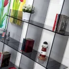 V Knihovny uzených Sfera3 W180 x H180 x D30 cm, vyrobeno v Itálii Viadurini