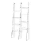 Nástěnná knihovna v průhledném designu z plexiskla až pro 4 prvky - Trezza Viadurini