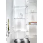 Nástěnná knihovna v provedení Transparentní plexi až 4 prvky - Trezza Viadurini