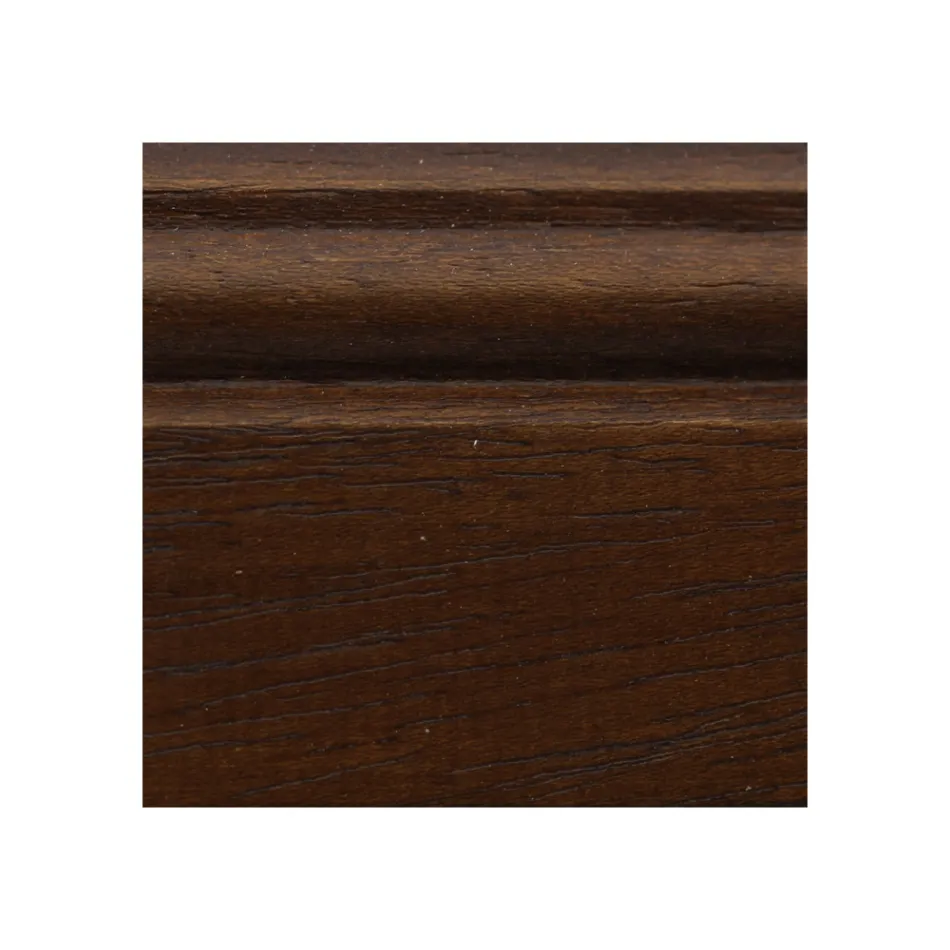 Vysoká knihovna s dřevěnou konstrukcí a otevřenými přihrádkami Made in Italy - Fauno Viadurini