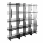 Volně stojící knihovna / stěna moderní design Pam uzený, made in Italy Viadurini