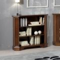 Knihovna se 3 otevřenými přihrádkami z dýhovaného dřeva Made in Italy - Epona