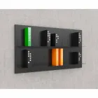 Knihovna Hang Skyline 130x70 Mabele Viadurini