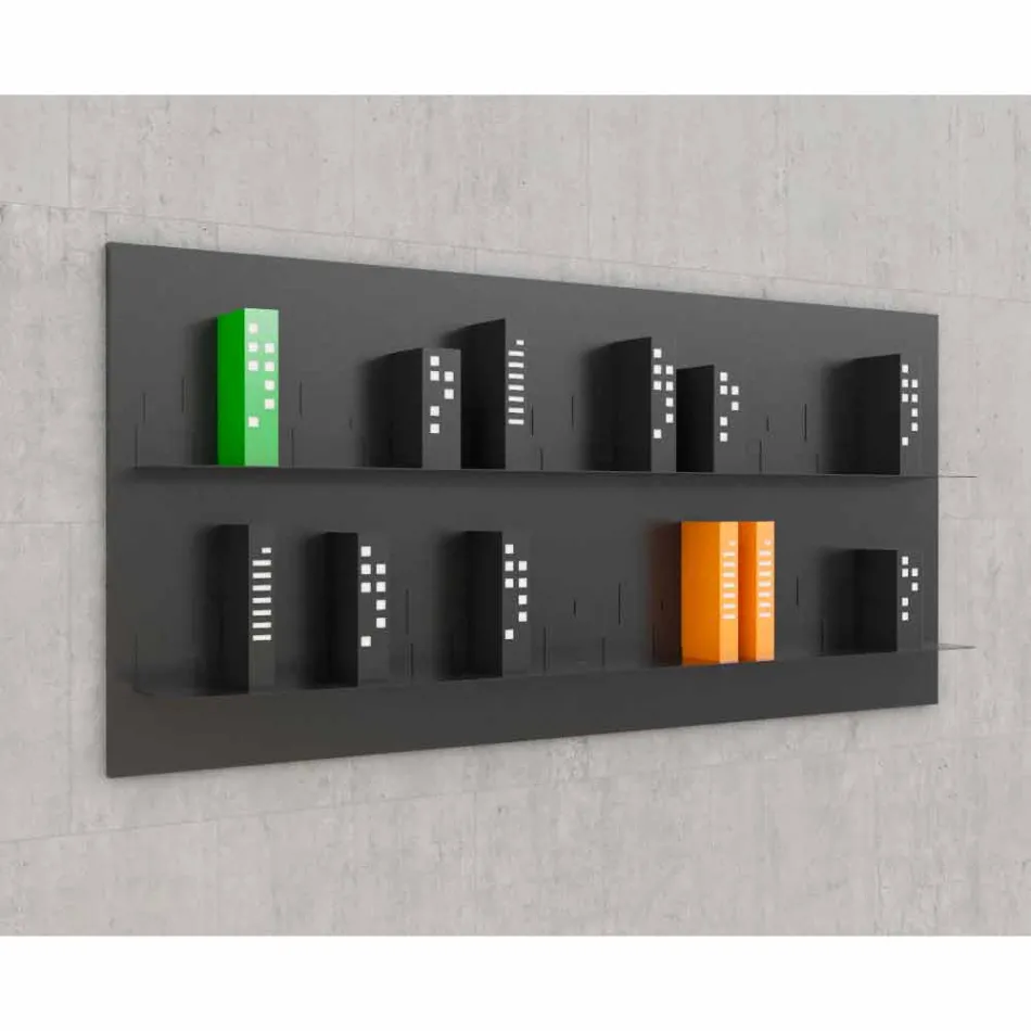 Knihovna Hang Skyline 186x86 Mabele Viadurini