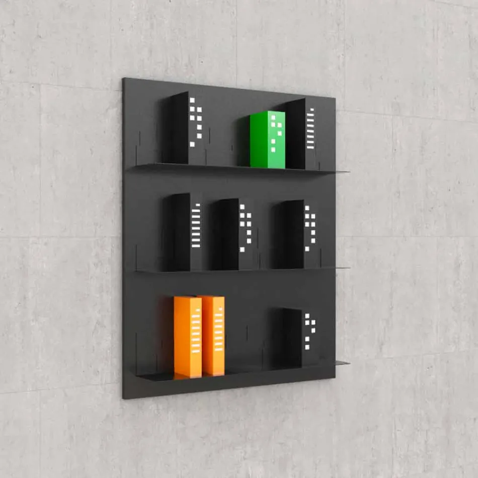 Knihovna Hang Skyline 90x110 Mabele Viadurini