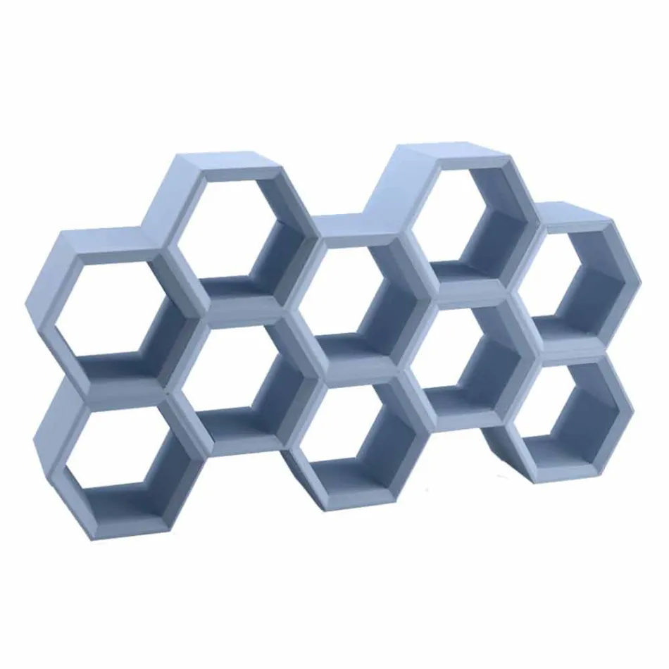 Slide Hexa barevná stěnová knižka vyrobená v Itálii Viadurini