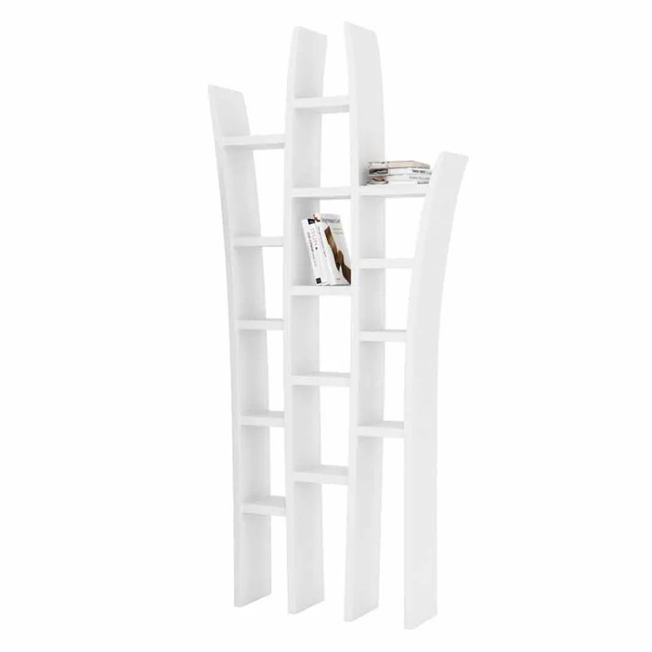 Moderní designová knižnice Herba vyrobená v Itálii Viadurini