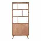 Podlahový regál s vintage designem ze dřeva a oceli Homemotion - Ventador Viadurini