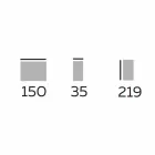 Designová podlahová regál ze dřeva s kameninovými deskami vyrobenými v Itálii - Aspide Viadurini