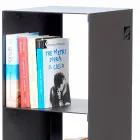 Černá, červená, bílá nebo šedá železná moderní podlahová knihovna Vyrobeno v Itálii - Pls Viadurini