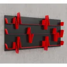 Knihovna design Battikuore 186x101 (3 police) Mabele Viadurini