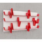 Knihovna design Battikuore 186x101 (3 police) Mabele Viadurini