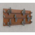 Knihovna design Battikuore 186x101 (3 police) Mabele Viadurini