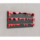 Knihovna design Kolata 130x70 (3 police) Mabele Viadurini