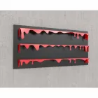 Knihovna design Kolata 186x86 (3 police) Mabele Viadurini