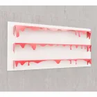 Knihovna design Kolata 186x86 (3 police) Mabele Viadurini