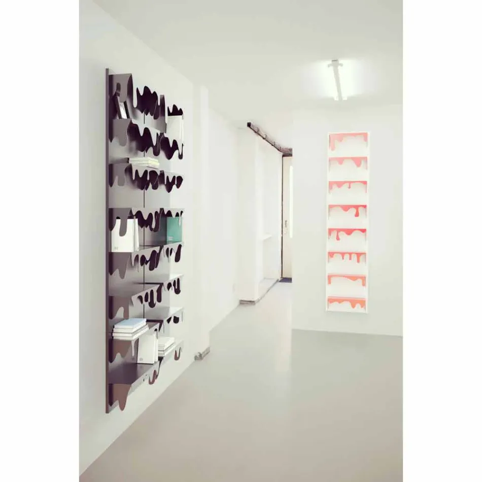 Knihovna design Kolata 50x127 (8 běžců) Mabele Viadurini