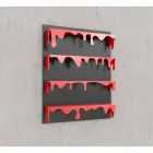 Knihovna design Kolata 90x110 (4 běžci) Mabele Viadurini