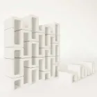 Moderní designová knihovna Sisma Vyrobeno v Itálii Viadurini