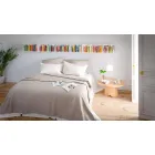 Moderní designová nástěnná knihovna z bílého kovu vyrobená v Itálii - Bolívie Viadurini