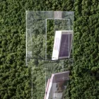 Volně stojící knihovna z průhledného nebo kouřového akrylového křišťálu - Icaria Viadurini